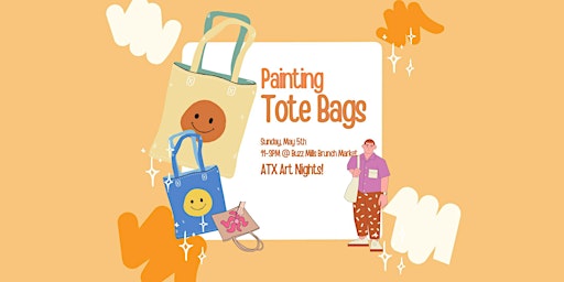 Imagem principal do evento Painting Tote Bags at Brunch Market
