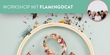 Workshop mit Flamingocat: Florale Tüllrahmen