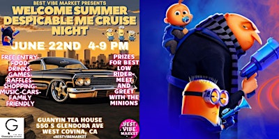 WELCOME SUMMER DESPICABLE ME CRUISE NIGHT MARKET primary image