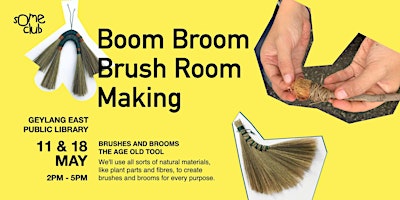 Primaire afbeelding van Boom Broom Brush Room Making - Make Natural Brushes!
