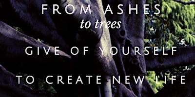 FROM ASHES TO TREES - GIVE OF YOURSELF TO CREATE NEW LIFE primary image
