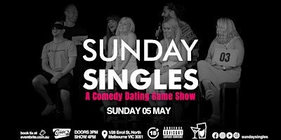 Imagem principal do evento Sunday Singles Melbourne - A Comedy Game Show For Singles