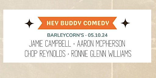 Hey Buddy Comedy 05/10/24  primärbild
