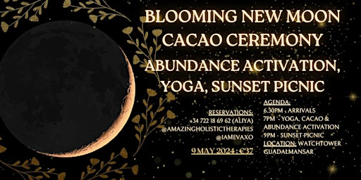Blooming Moon - Cacao, Yoga, Abundance Activation primary image