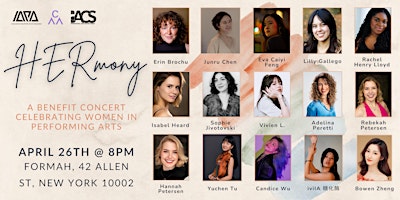 HERmony: A Concert Celebrating Women in Performing Arts primary image