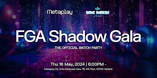 Primaire afbeelding van FGA Shadow Gala 2024 + After party