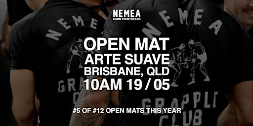 Imagem principal do evento Nemea Grapple Club Open Mat: Arte Suave, Brisbane QLD