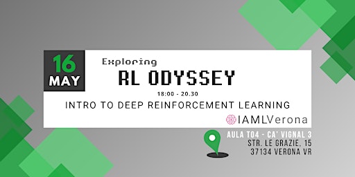 Immagine principale di RL Odyssey 2: Intro to Deep Reinforcement Learning 