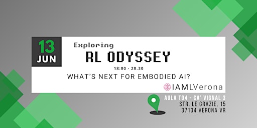 Primaire afbeelding van RL Odyssey 5: What's next for embodied AI?
