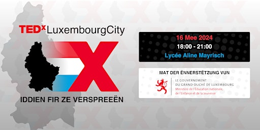 Image principale de TEDxLuxembourgCity op Lëtzebuergesch