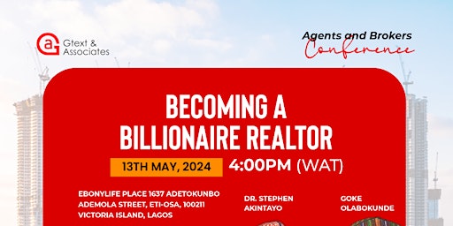 BECOMING A BILLIONAIRE REALTOR primary image