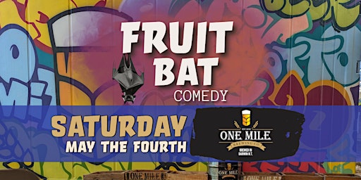 Imagem principal de Fruit Bat Comedy at One Mile Brewery