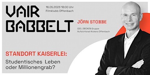 Imagem principal do evento VAIRBABBELT – Standort Kaiserlei: Studentisches Leben oder Millionengrab?