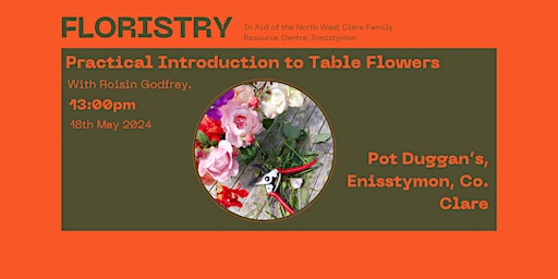 Imagem principal de Floristry - A Practical introduction to Table Arrangements.