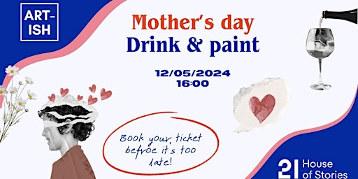 Imagem principal do evento DRINK & PAINT - Festa della mamma