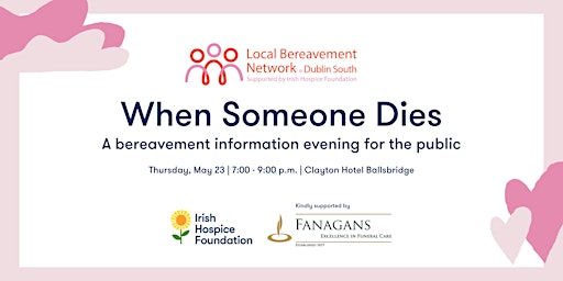 Primaire afbeelding van When Someone Dies: A Bereavement Information Evening for the Public