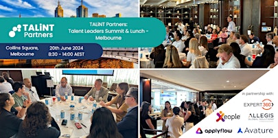 Image principale de TALiNT Partners: TA Leaders Summit & Lunch - Melbourne