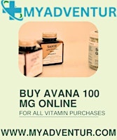 Imagem principal do evento Avana 100 mg ED Tablet For Sale