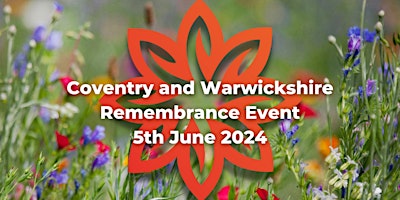 Primaire afbeelding van Coventry and Warwickshire Remembrance Event- For Anyone Bereaved by Suicide