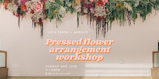 Image principale de Pressed flower arrangement workshop