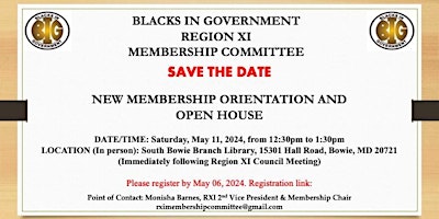Region XI New Membership Orientation and Open House  primärbild