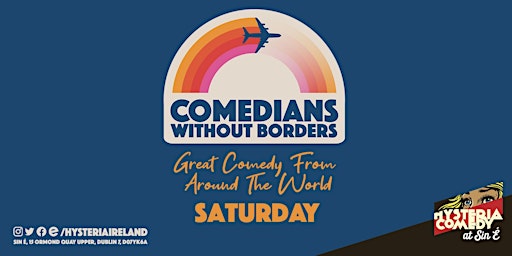 Imagem principal do evento Comedians Without Borders: Monthly International Stand Up Comedy