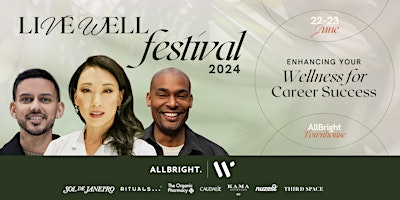 AllBright's Live Well Festival 2024 primary image