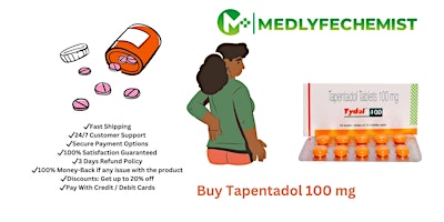 Tapentadol 100 mg Online | Buy In USA | +1-614-887-8957 primary image