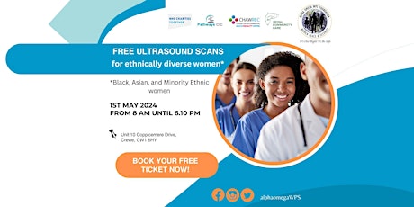 Free Ultrasound Scan for Ethnically Diverse Women - at 8.00 am