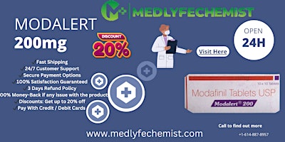 Modalert 200mg | medlyfechemist | Order Now | +1 614-887-8957 primary image