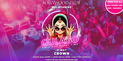 Bollywood Club - GULABO at Crown, Melbourne primary image