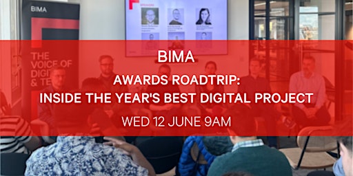 Imagen principal de BIMA Awards Roadtrip | Inside the Best Digital Projects (Special Awards)