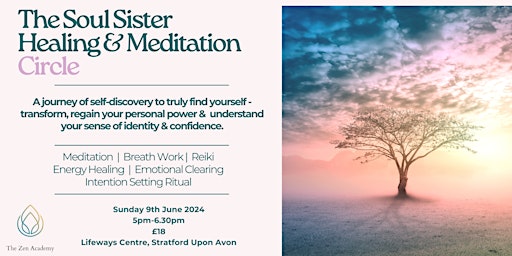 Image principale de The Soul Sister Meditation & Healing Circle - June