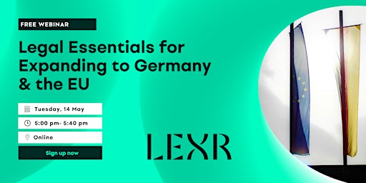 Primaire afbeelding van Legal Essentials for Expanding to Germany & the EU