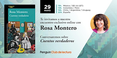 Encuentro exclusivo con Rosa Montero primary image