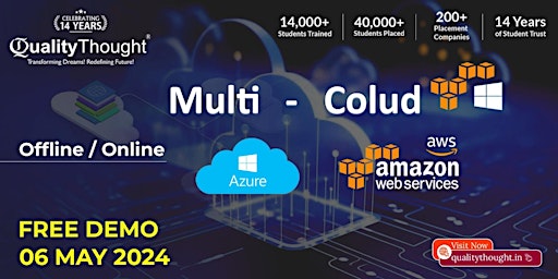 Imagem principal do evento Multi-Cloud Free Demo On Azure and AWS