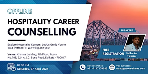 Hospitality Career Counselling | Kolkata primary image