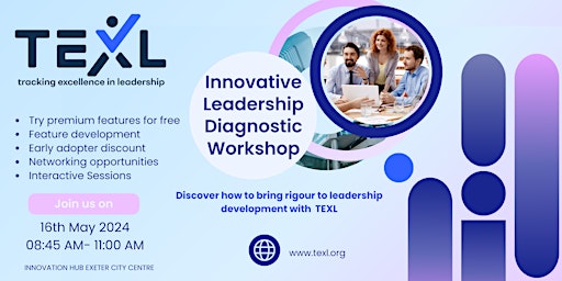 Imagem principal do evento TEXL: Interactive Leadership Diagnostic Innovation Session