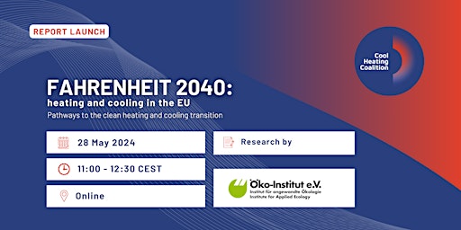 Imagem principal do evento Fahrenheit 2040: heating and cooling in the EU