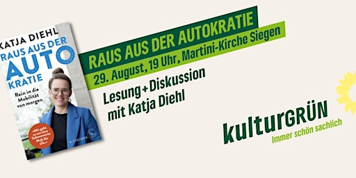 Imagem principal do evento Raus aus der Autokratie - Katja Diehl  Lesung & Gespräch