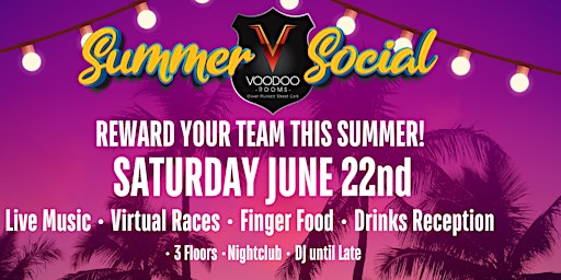 Imagen principal de Voodoo Summer Social - Sat June 22nd Race Night