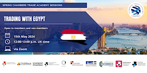 Imagem principal do evento Chambers Trade Academy:  Trading with Egypt