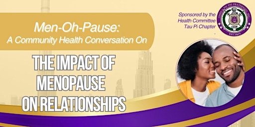 Imagem principal do evento Men-Oh-Pause:  A Community Health Conversation