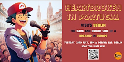 Heartbroken in Portugal visits BERLIN- A comedy show about dating disasters primary image