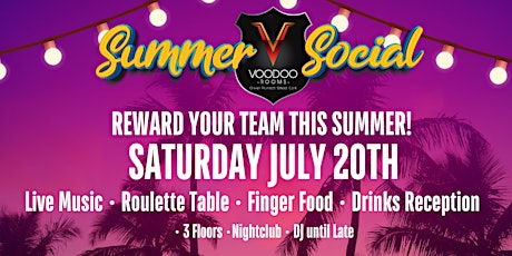 Voodoo Summer Social - Sat July 20th Casino Night