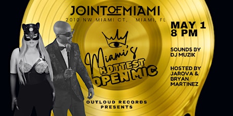Miami’s Hottest Open Mic in Wynwood Hosted by Jarova!