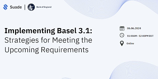 Imagem principal do evento Implementing Basel 3.1: Strategies for Meeting the Upcoming Requirements