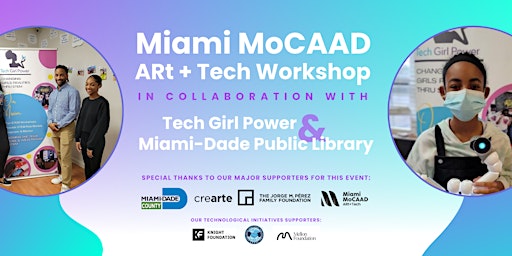 Immagine principale di Miami MoCAAD ARt+Tech Student Workshop 