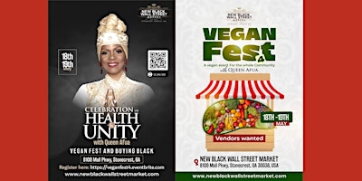 Imagem principal do evento Vegan Fest & Buying Black with Queen Afua: A Celebration of Health & Unity