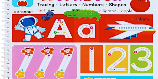 Ebook PDF Play Smart Wipe-Clean Workbook Ages 2-4 Tracing  Letters  Numbers primary image
